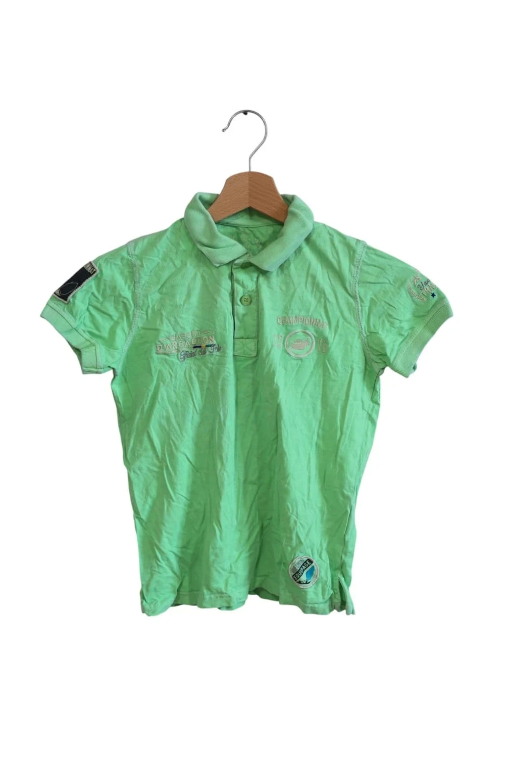 C78 polo vert 8 ans